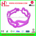 New Design Silicone Hollow Bracelet, Made of Silicone, Various Colors are Available